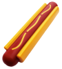 SP Hot Dog Ultra Durable Nylon Dog Chew Toy for Aggressive Chewers