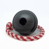 USA-K9 Magnum Black Stars and Stripes Ultra-Durable  Rubber Chew Toy, Reward Toy, Tug Toy, and Retrieving Toy