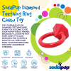 Diamond Ring Durable Teething Ring for Puppies and Aggressive Chewers