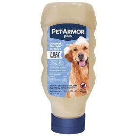 PetArmor Plus Oatmeal Shampoo for Dogs 7 Day Protection