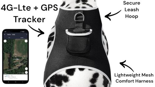 Waterproof Mini GSM GPS Cat/Dog Tracking Tag Rechargeable Pet Tracker Size:XL