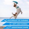 Dog Frisbee Toy Safe for Teeth Outdoor Floating Flying Disk for Small Medium and Large Breed Dogs Lightweight Dog Catch and Fetch Toy Outside Dog Yard