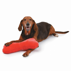 ZA Mega Color Plush Bone 16.5In (Color: Red)