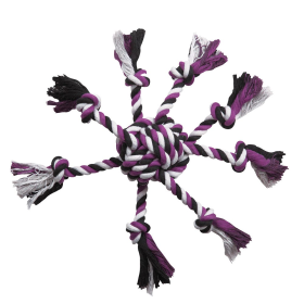 ZA Crazy Eight Rope Toy (Color: Purple)