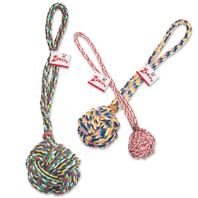 ZA Monkeys Fist Knot Rope (Color: Multi, size: 21in)