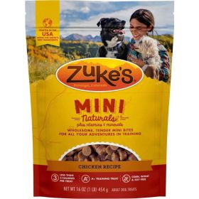 Zukes Mini Naturals Dog Treat Roasted Chicken Recipe (Option: 1 lb)