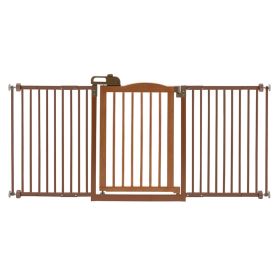 One Touch Gate II Wide (Option: Brown)