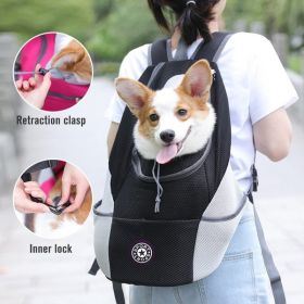 Pet Dog Carrier Bag Carrier For Dogs Backpack Out Double Shoulder Portable Travel Backpack Outdoor Dog Carrier Bag Travel Set (Color: Orange, size: S For 0-5Kg)