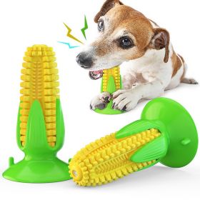 Pet Dog Toy Interactive Rubber Balls for Small Large Dogs Puppy Cat Chewing Toys Pet Tooth Cleaning Indestructible Dog Food Ball (Ships From: China, Color: Yellow-Squeak)