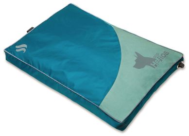 Dog Helios Aero-Inflatable Outdoor Camping Travel Waterproof Pet Dog Bed Mat (Color: Blue, size: medium)