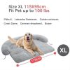 Dog Bed Large Sized Dog, Fluffy Dog Bed Couch Cover, Calming Large Dog Bed, Washable Dog Mat for Furniture Protector,Perfect for Small, Medium and Lar