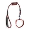 Dog Leash Two-color Machine Woven Nylon Handle Round Rope Pockmark Pet Chest Back Collar Pet Supplies